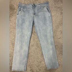 Kut From The Kloth Women Size 18 Rachael High Rise Mom Jeans Blue Stretch Denim